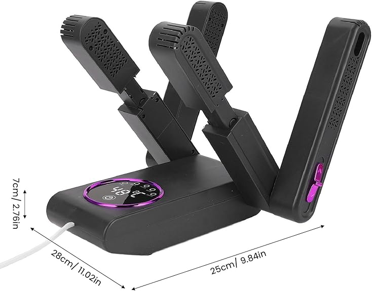 Elektrisk skotork med timer – Dubbelarmsdesign Elektrisk skotork med timer – Dubbelarmsdesign